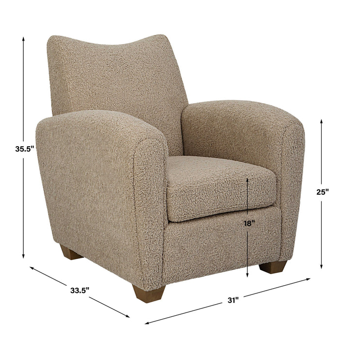 Teddy - Accent Chair - Latte