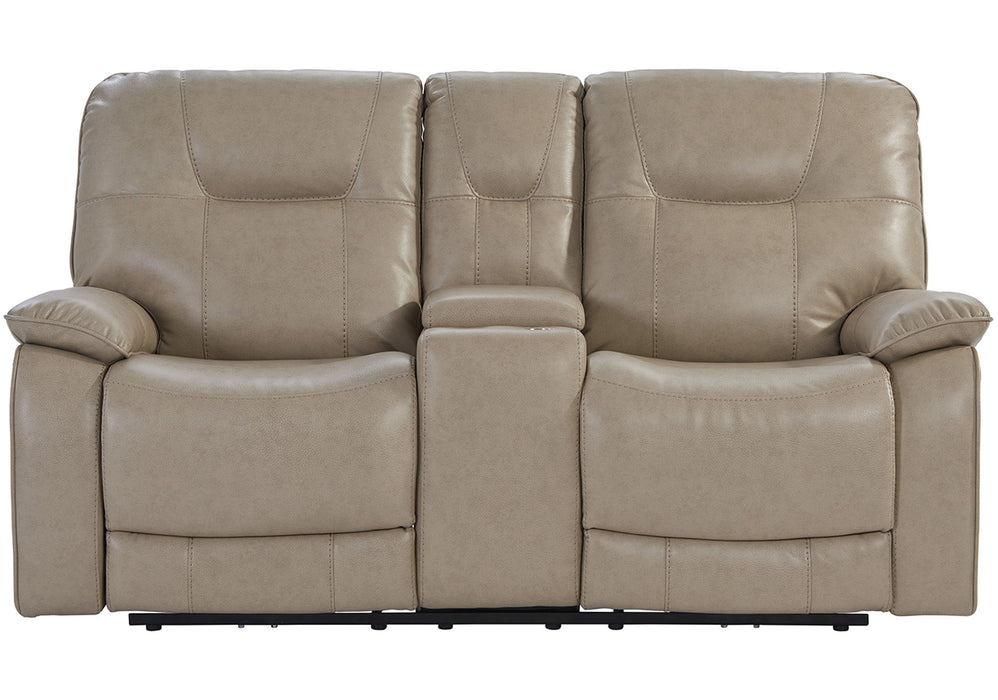 Axel - Power Console Loveseat - Parchment