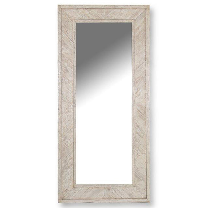 Crossings Monaco - Floor Mirror - Weathered Blanc