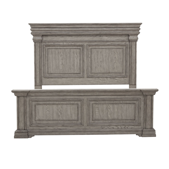 Madison Ridge - King Panel Bed - Heritage Taupe