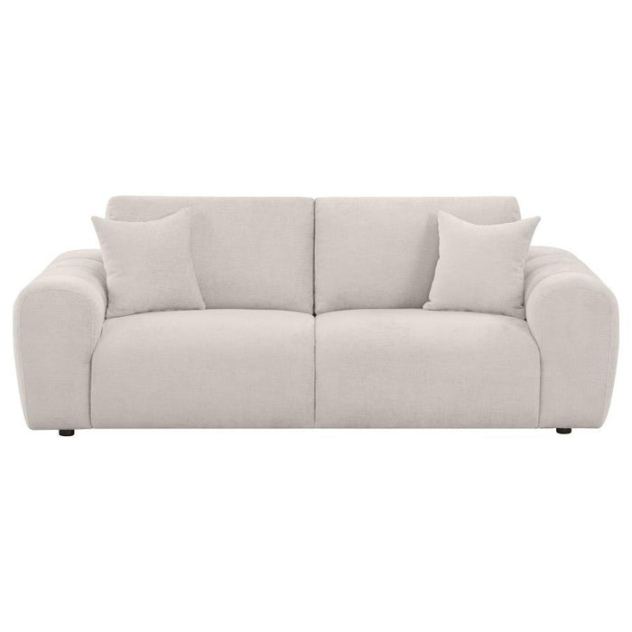Burnett - Chenille Upholstered Wide Arm Sofa
