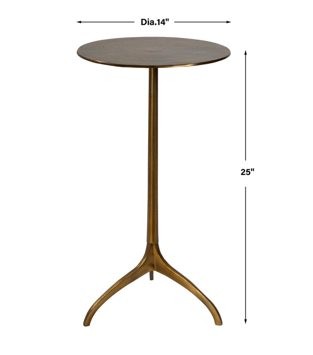 Beacon - Accent Table - Gold