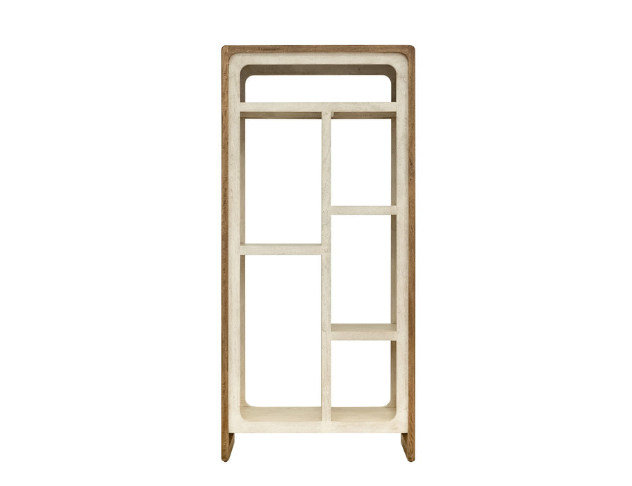 Evoke - Bookcase - Ivory / Brown