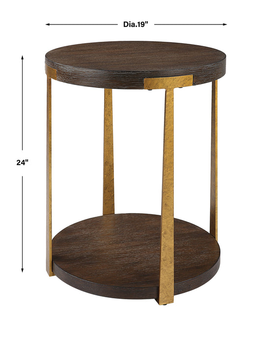 Palisade - Round Wood Side Table