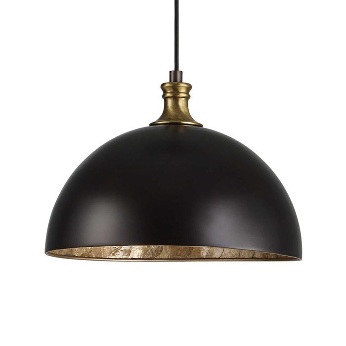 Placuna - 1 Light Pendant - Bronze