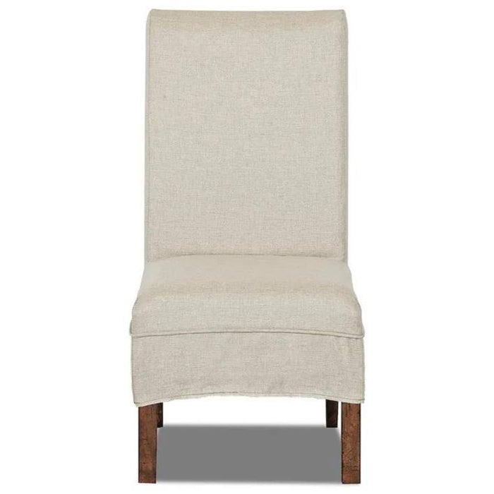 Trisha Yearwood Home - Gwen Upholstered Parson Chair With Slipcover (Set of 2) - Coffee