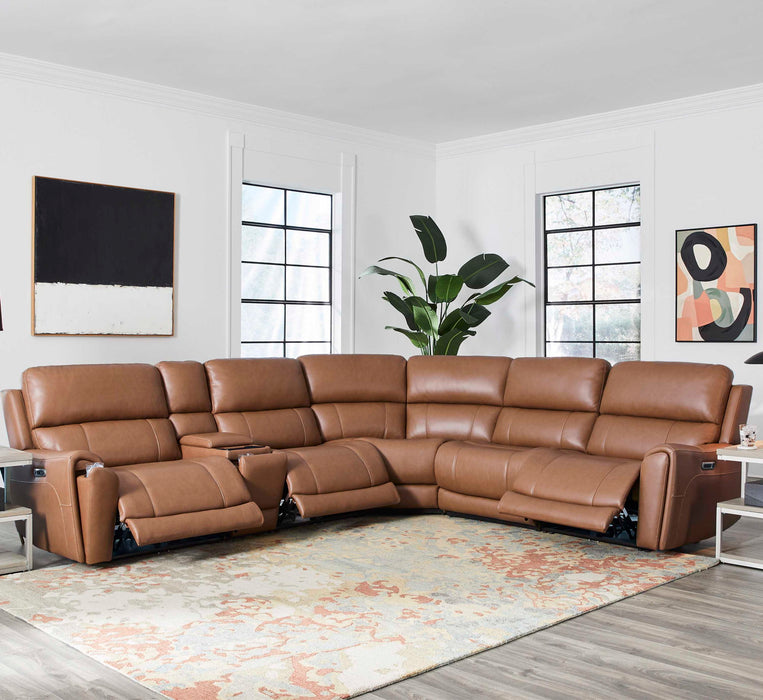 Hancock - Zero Gravity Power Reclining Sectional With Power Adjustable Headrests