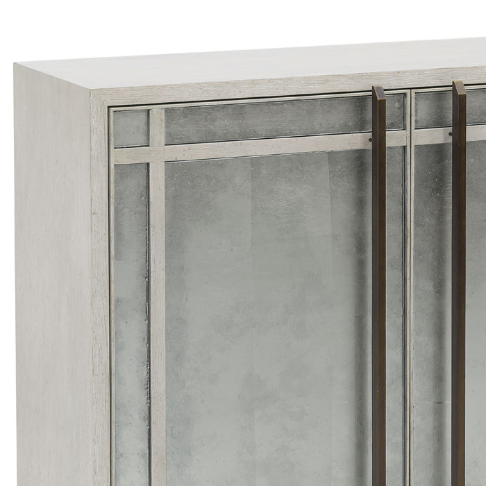 Pulaski Accents - 3 Door Eglomise Credenza - Gray