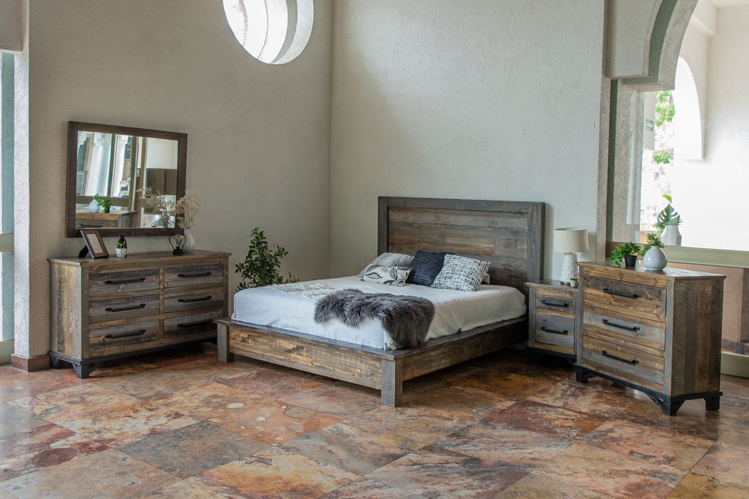 Loft Brown - Dresser - Two Tone Gray / Brown