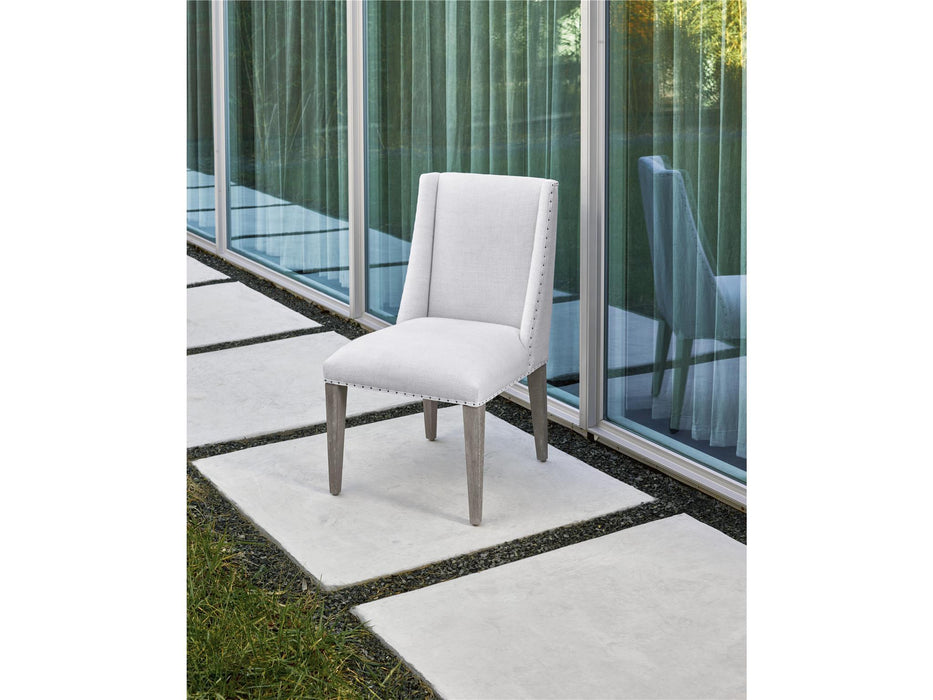 Modern - Tyndall Dining Chair - White / Flint