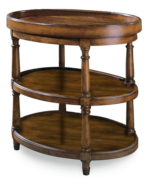 Commerce And Market - Oval Accent Table - Light Brown