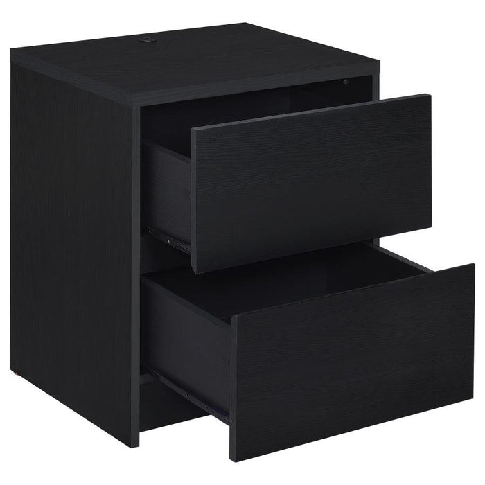 Westpark - 2-Drawer Nightstand LED Lights And USB