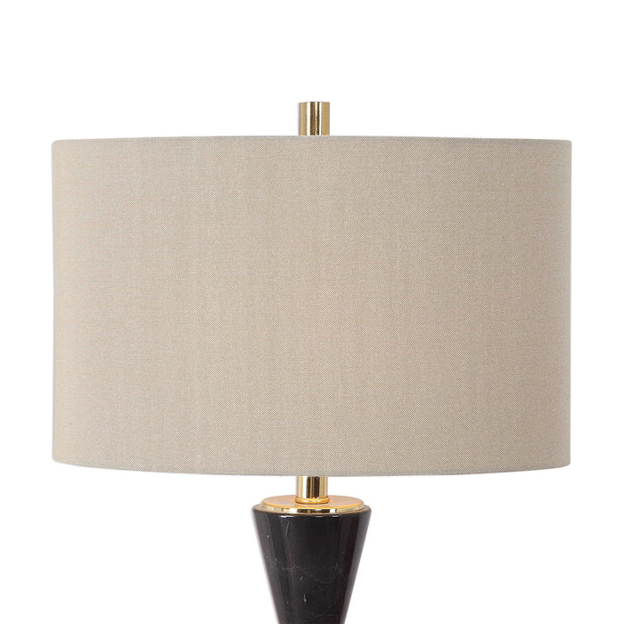 Alastair - Marble Table Lamp - Black