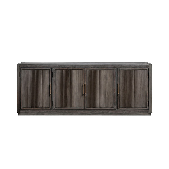 Modern Edge - 77" TV Console - Brown