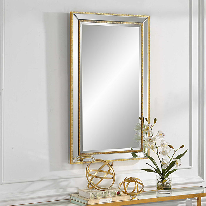 Wall Mirror - Gold