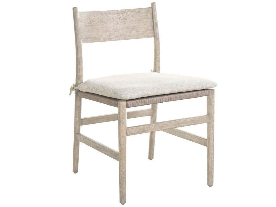 Dwell - Wood Back Side Chair - River Rock