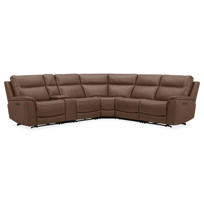 Collins - 6 Piece Sectional - Brown