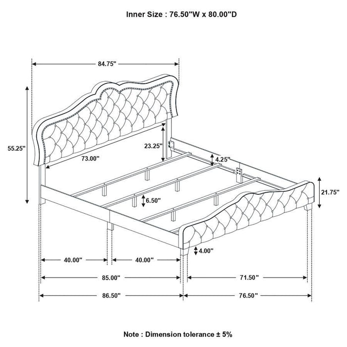 Bella - Upholstered Bed