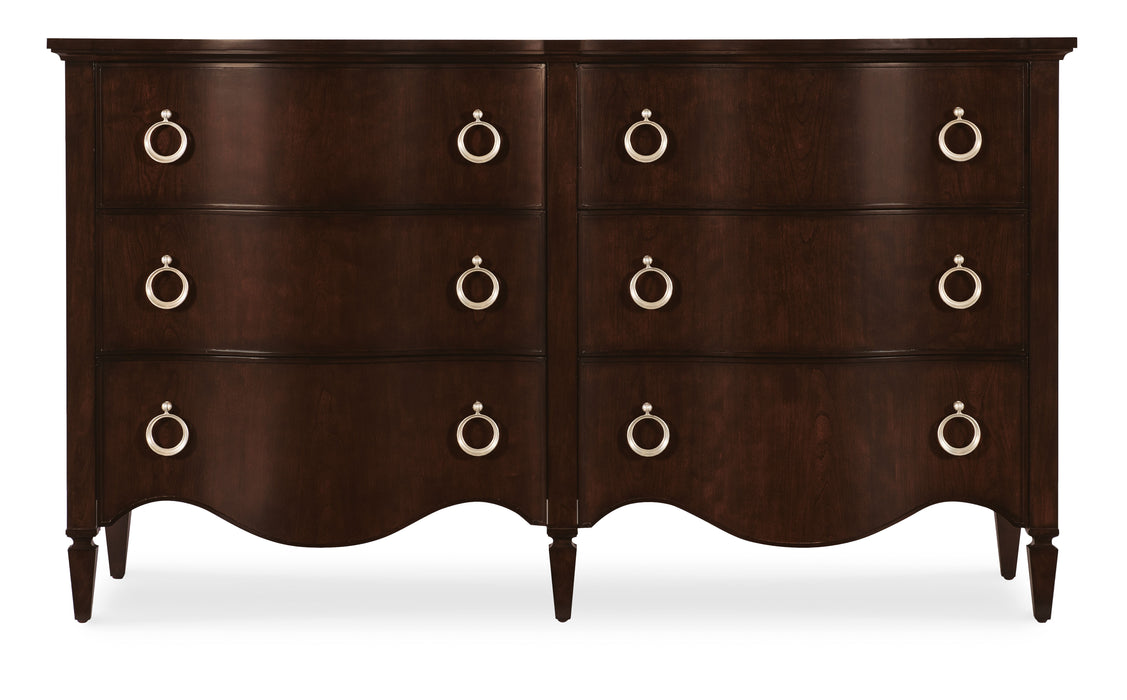 Bella Donna - Six-Drawer Dresser - Dark Brown