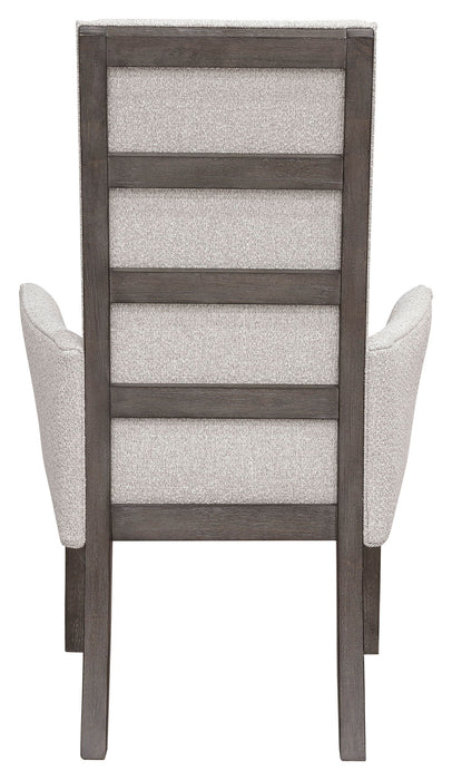 Anderson Park - Upholstered Arm Chair (Set of 2) - Moose Trail / Frontier Brown