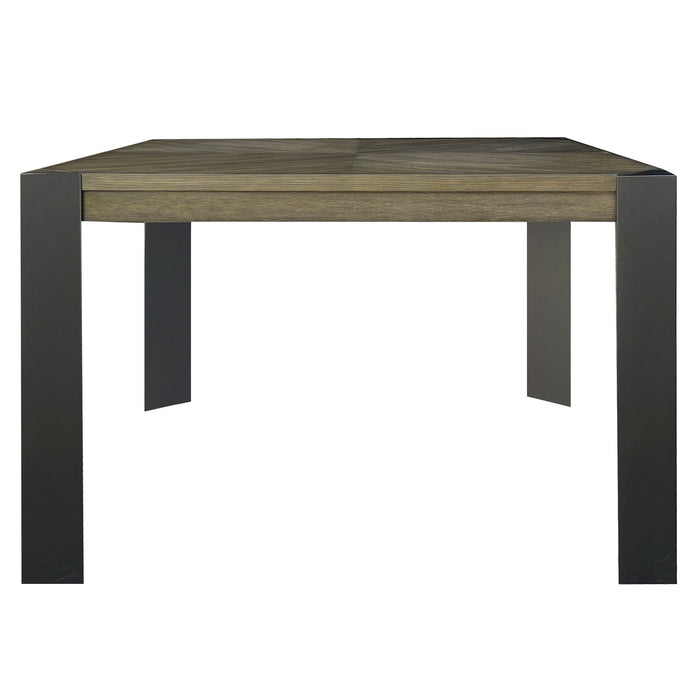 Cedar Fork - Dining 54 In. Square Counter Height Table - Smoked Arabica