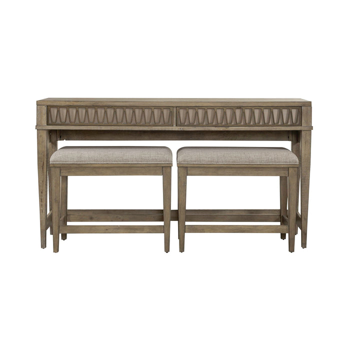 Devonshire - 3 Piece Console Set - Weathered Sandstone