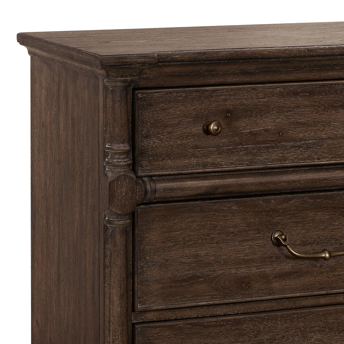 Revival Row - 3-Drawer Bachelor's Chest - Brown