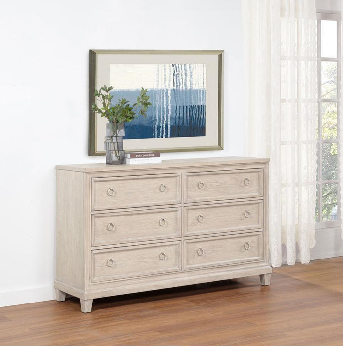 Pembroke - 6-Drawer Bedroom Dresser Cabinet