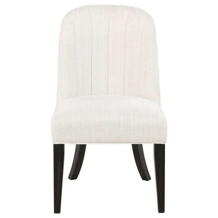 Leandro - Upholstered Dining Side Chair (Set of 2) - Cream