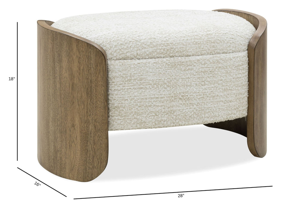 Leeza - Bed Bench - Brown