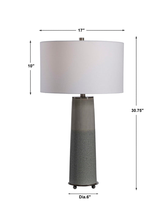Abdel - Glaze Table Lamp - Gray
