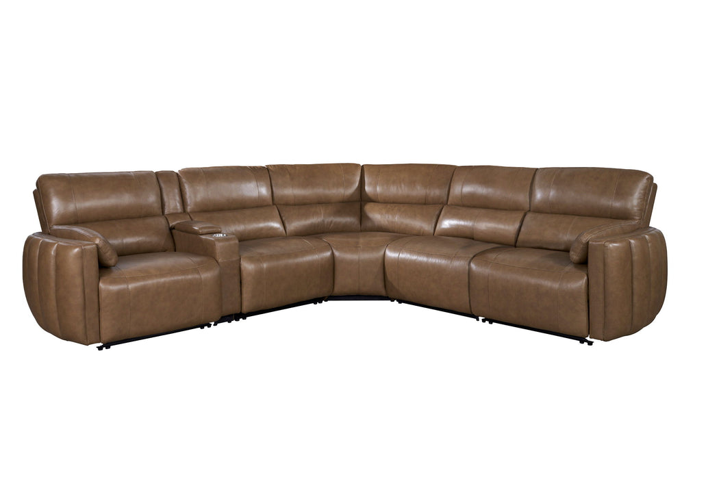 Modesto - Modular Power Reclining Sectional With Power Adjustable Headrests