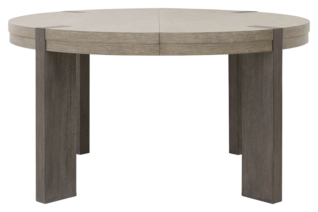 Anderson Park - Round Dining Table - Moose Trail / Frontier Brown