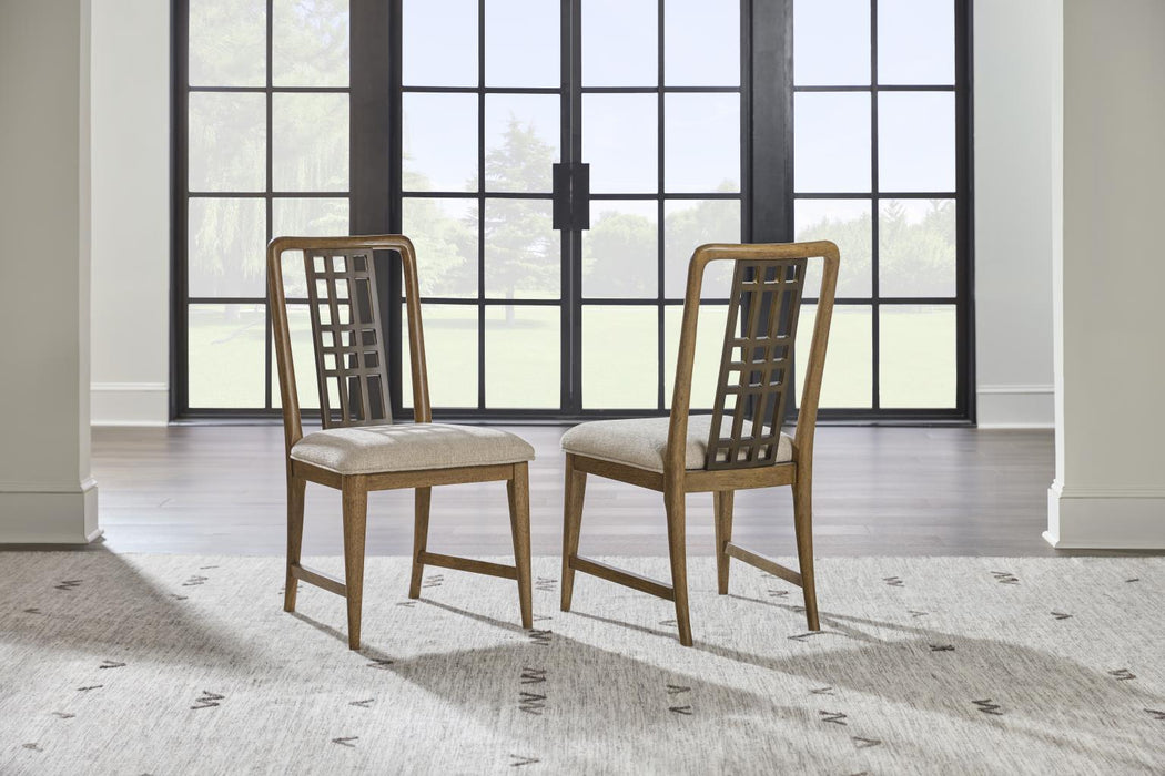 Beacon Hill - Open Back Side Chair (Set of 2) - Dusted Barley