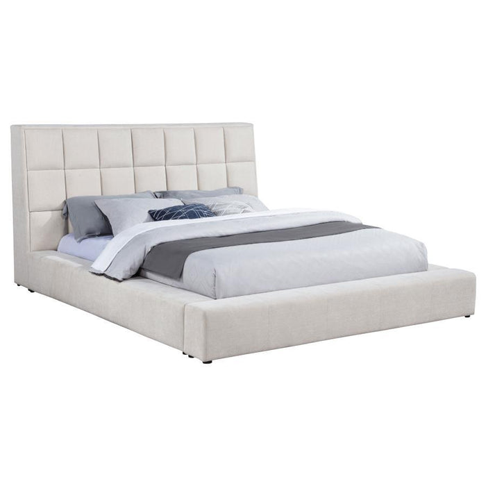 Dreux - Upholstered Panel Platform Bed