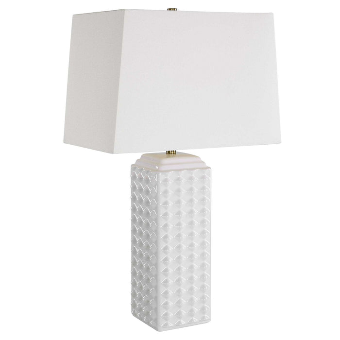 Table Lamp - Gloss White - Ceramic