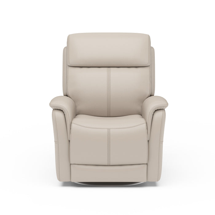 View - Swivel Power Recliner with Power Headrest & Lumbar