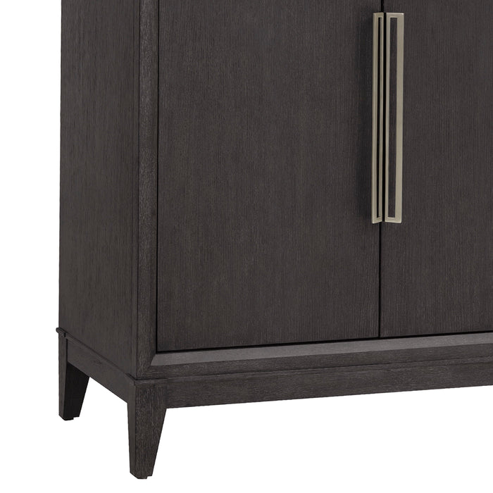 Quincy - Stone-Top 4-Door Buffet - Black