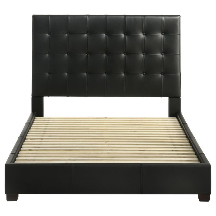 Medley - Genuine Leather Platform Bed
