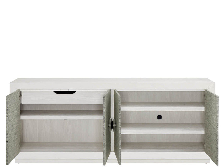 Oasis - Seascape Credenza - Gray / White