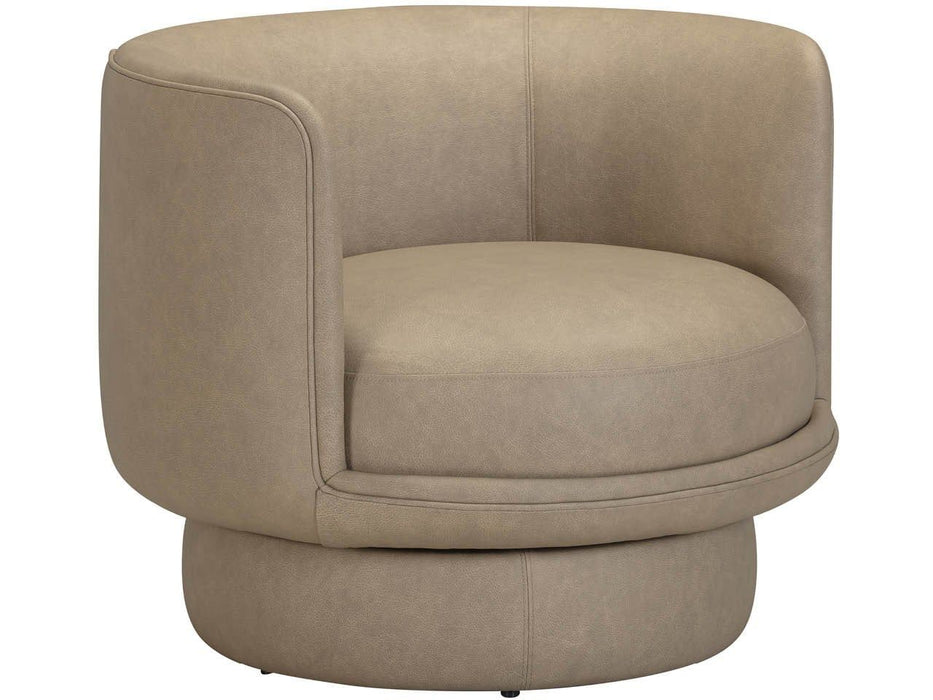 Deke - Swivel Chair - Light Brown