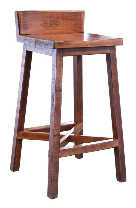 Pueblo - Wooden Seat & Base Stool