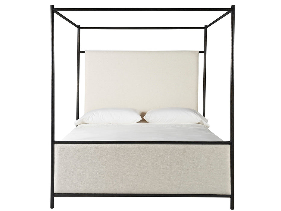 New Modern - Cascade King Canopy Bed - White