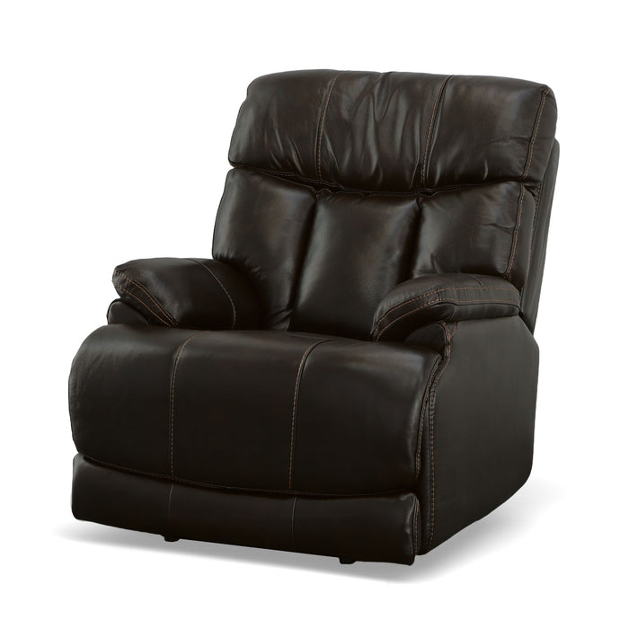 Clive - Power Recliner With Power Headrest & Lumbar - Black