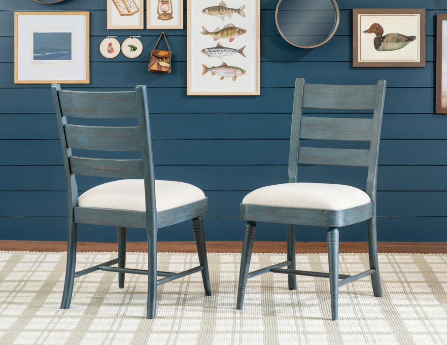 Lake House - Ladder Back Counter Height Stool (Set of 2)