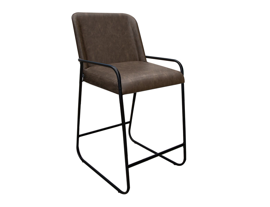 Comala - PU Bar Stool - Chocolate Brown