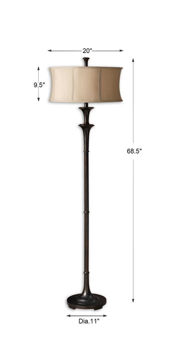 Brazoria - Floor Lamp - Dark Gray