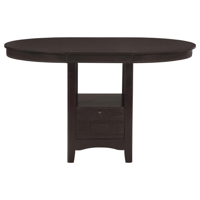 Lavon - Oval Counter Height Table - Espresso