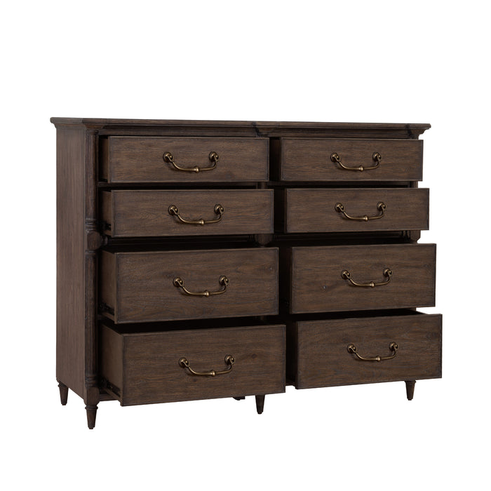 Revival Row - 8-Drawer Bureau - Brown