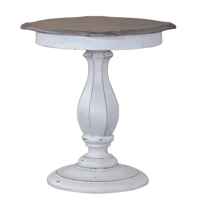 Magnolia Manor - Round Accent Table - White